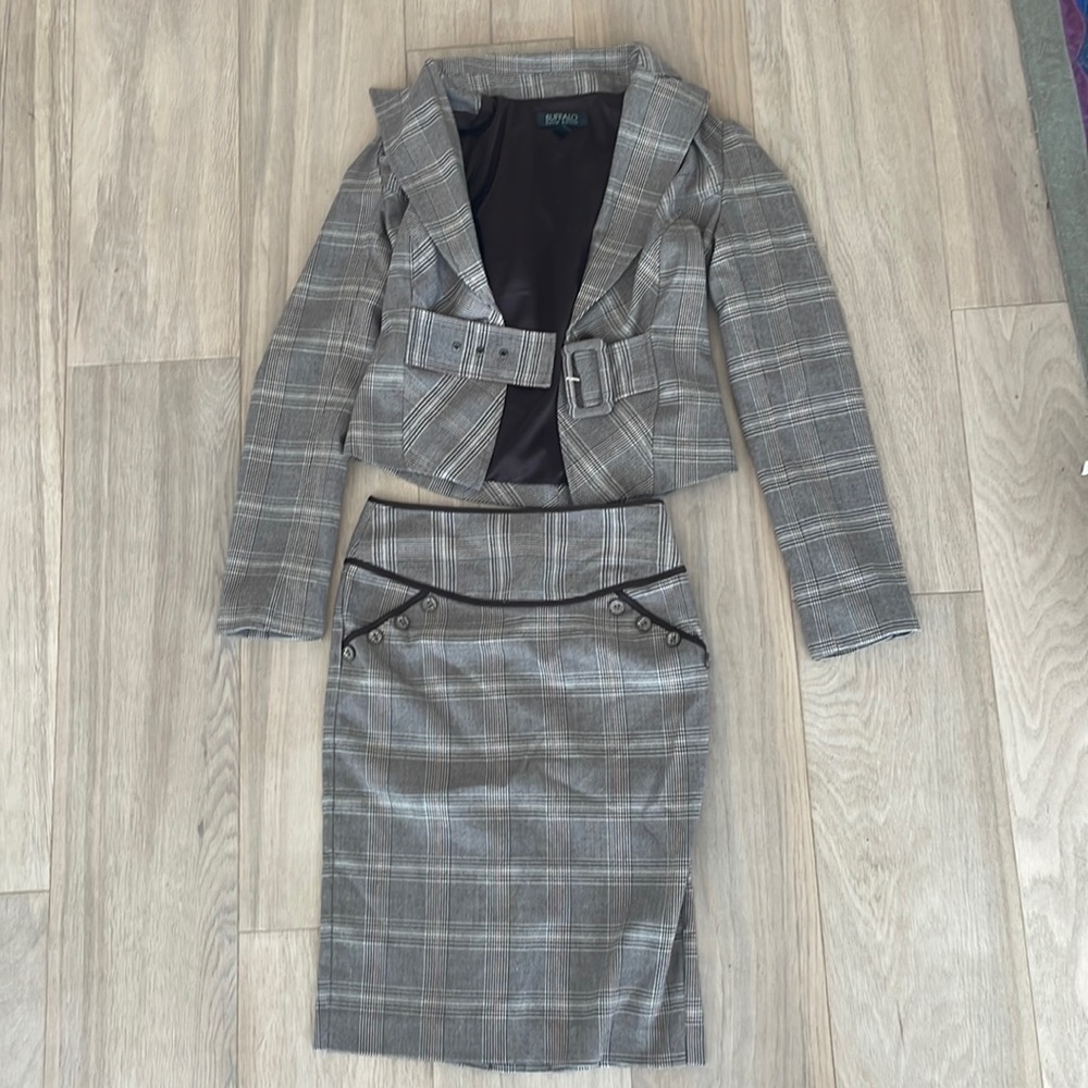 Buffalo Dress Skirt & Jacket Set